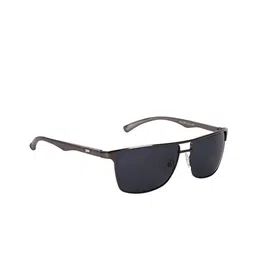 AISLIN Unisex Rectangle Sunglasses with Polarised & UV Protected Lens ES_13371-90-AS-2593-35