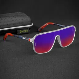 Eyewearlabs Unisex Rectangle Sunglasses with Polarised Lens ELOKRyftJFC1 image 1