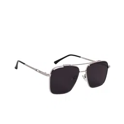 AISLIN Men Wayfarer Sunglasses with UV Protected Lens ES_12855-91-AS-80674-BLK-STL-WF-picture-14