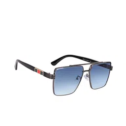 AISLIN Men Wayfarer Sunglasses with UV Protected Lens ES_12865-91-AS-58237-BLU-GNBK-WF-picture-15