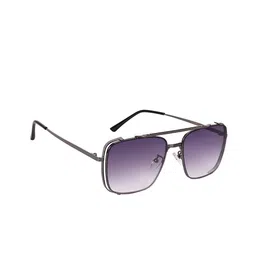 AISLIN Men Wayfarer Sunglasses with UV Protected Lens ES_12860-91-AS-80701-PUR-GUN-WF-18