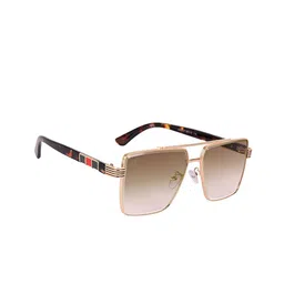 AISLIN Men Wayfarer Sunglasses with UV Protected Lens ES_12866-91-AS-58237-BRW-GLoBR-WF-39