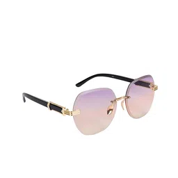 AISLIN Women Round Sunglasses ES_12985-87-AS-6077-PRPK-GLBK-RDWF-Purple-image-55