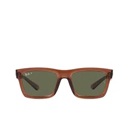 Ray-Ban Square Sunglasses With Polarised Lens 8056597829144-TRANSPARENT BROWN-18