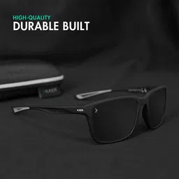 KAEN EYEWEAR Unisex Rectangle Sunglasses With Polarised Lens KAC1Myles-14