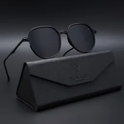 Voyage Unisex Round Polarised and UV Protected Lens Sunglasses-57