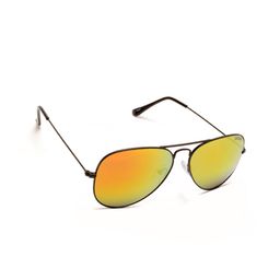 Roadies Unisex Yellow UV Protected Aviator Sunglasses RD-201-C10-20