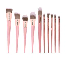 COSMO HUB Inner You 10 Pieces Premium Quality Make Up Brush Set-39