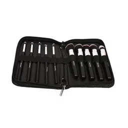 COSMO HUB Upper Class 10 Pieces Premium Quality Make Up Brush Set - Black-31