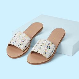 Forever Glam by Pantaloons Women  Embellished Open Toe Flats-34