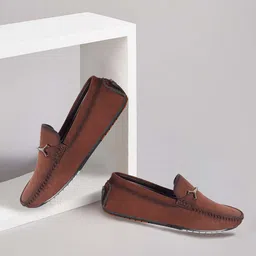 aadi Men Suede Lightweight Horsebit Loafers-54