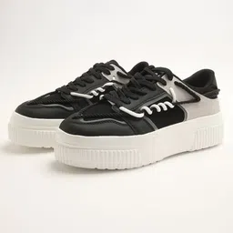 THE BEAR HOUSE Men Colourblocked Round Toe Lace-Ups Sneakers-picture-43