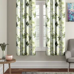 Home Sizzler Green Set of 2 Window Curtains-image-70