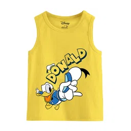 Minicult KIds Mickey & Donald Printed Cotton Basic Innerwear Vest-48