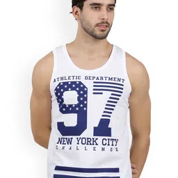 jugular Printed Pure Cotton Innerwear Vests-48