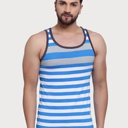 Zoiro Men Printed Innerwear Cotton Vests-image-9