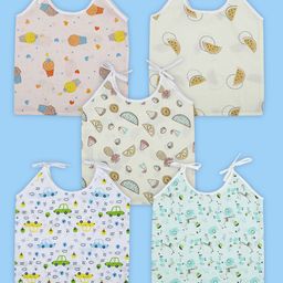 Baby Moo Unisex Kids 5 Pcs Cotton Innerwear Vests KJD-45-picture-18