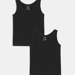 Sillysally Girls Pack Of 2 Round Neck Vests-image-90