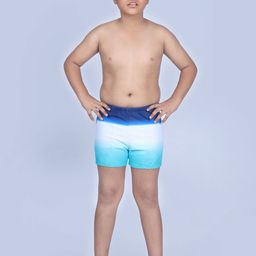 Yellow Bee Boys Printed Swim Shorts-26