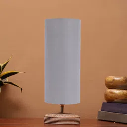 Devansh Grey Wooden Table Lamps-44