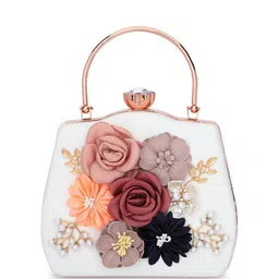 Sangria Embellished Box Clutches-32