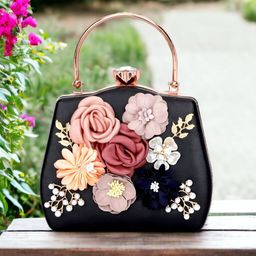 Sangria Embellished Box Clutches-image-63