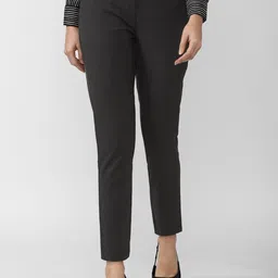 Van Heusen Woman Women Charcoal Mid-Rise Formal Trouser-image-16