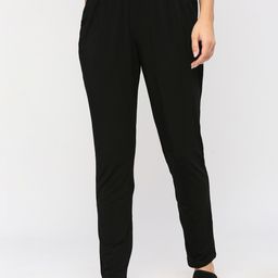 LAASA  SPORTS Cotton Relaxed Fit Mid Rise Straight Lounge Pant-image-97