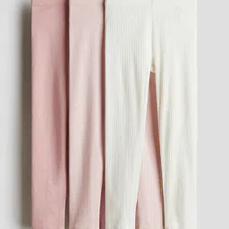 H&M Girls 3-Pack Jersey Leggings-image-63