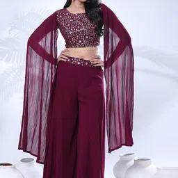 Pionex Embellished Top With Palazzo Co-Ords-picture-21