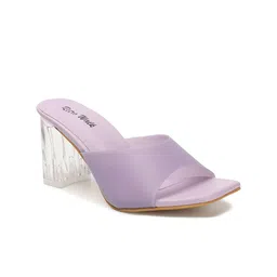 Retro Walk Open Toe Block Heels image 5