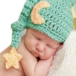 Babymoon Infants Self Design Woollen Beanie image 2