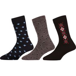 RC. ROYAL CLASS Men Pack Of 3 Patterned Calf-Length Socks image 3