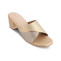 Tresmode Textured Open Toe Block Heels image 3
