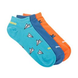 Puma Unisex Set of 3 Patterned Ankle-Length Socks image 4