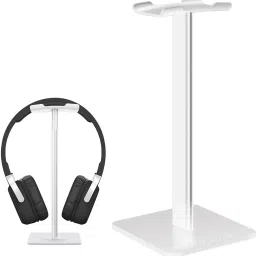 Zorbes Headphone Stand Desktop Headset Stand Durable Gaming Headphones Holder -White Headphone Stand-picture-31