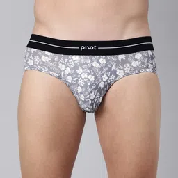 pivot Men Pack Of 2 Mid-Rise Assorted Basic Briefs image 2