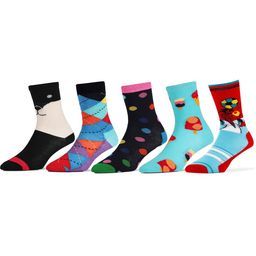 RC. ROYAL CLASS Infants Pack Of 5 Assorted Calf Length Socks image 4