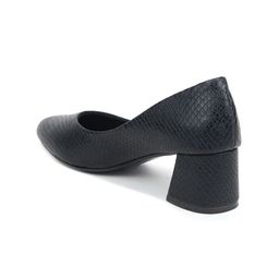 Shezone Textured Pointed Toe Block Pumps image 3