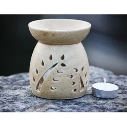 Brahmz Ceramic Aromatherapy Diffuser for Essential Oil & Camphor image 3
