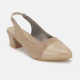 Marc Loire Pointed Toe Block Heel Pumps image 2