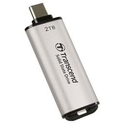 black-r Transcend New ESD300 2TB External Portable SSD - Up to 1,050 MB/s, Compatible with Type-C Laptops, MacBook M1/M2/M3/M4, iPhone 16 Pro Max, Samsung & Microsoft Surface image 1