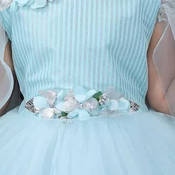 BAESD Cape Sleeve Net A-Line Dress image 2