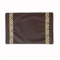 IMARS Brown Patterned Rectangle-Shaped Table Placemats image 2