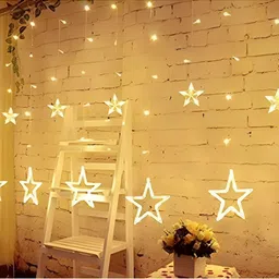 SPARK WORLD Yellow Star Shape String Lights image 2