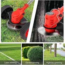 searegal Electric Wireless Rechargeable Edge Cutter 24VBatteries for Home Lawn Yard Cordless Grass Trimmer-picture-3