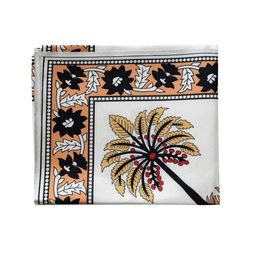 Kuber Industries Orange Printed 6-Seater Rectangle Table Cover image 2