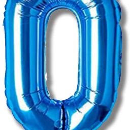 Solid 0 Number Foil Balloon 32 inch for Birthday & Anniversary Decorations items kit Balloon-image-65