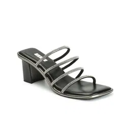 ELLE Embellished Strappy Party Block Heels image 3