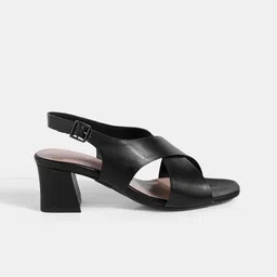 LEMON & PEPPER Open Toe Block Heels image 5